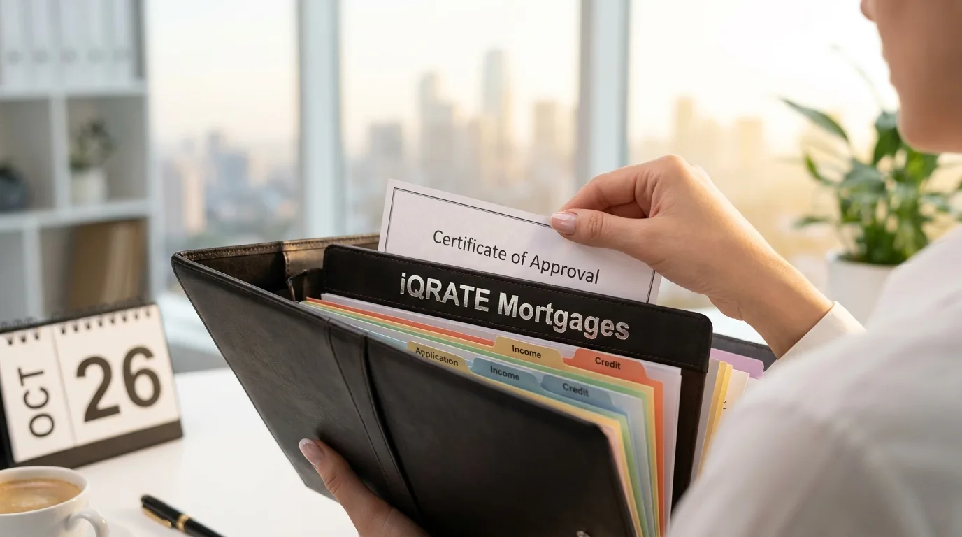 A real estate agent confidently presenting an offer.