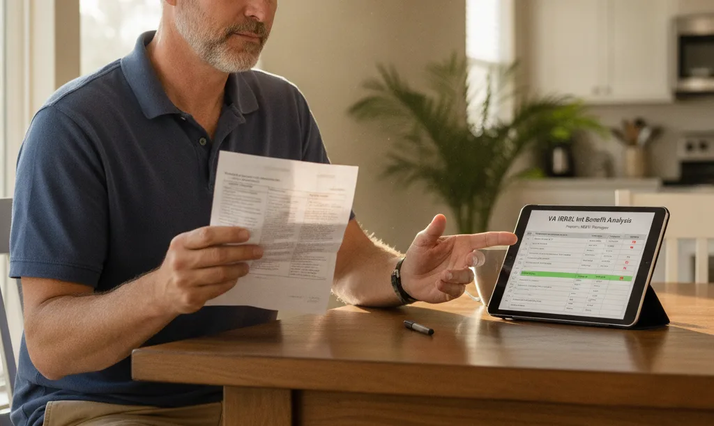 Veteran homeowner decoding a confusing VA IRRRL offer.