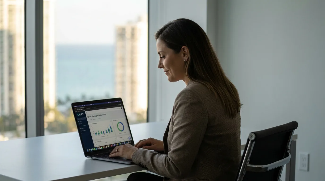 A financial advisor discussing a client's real estate equity.