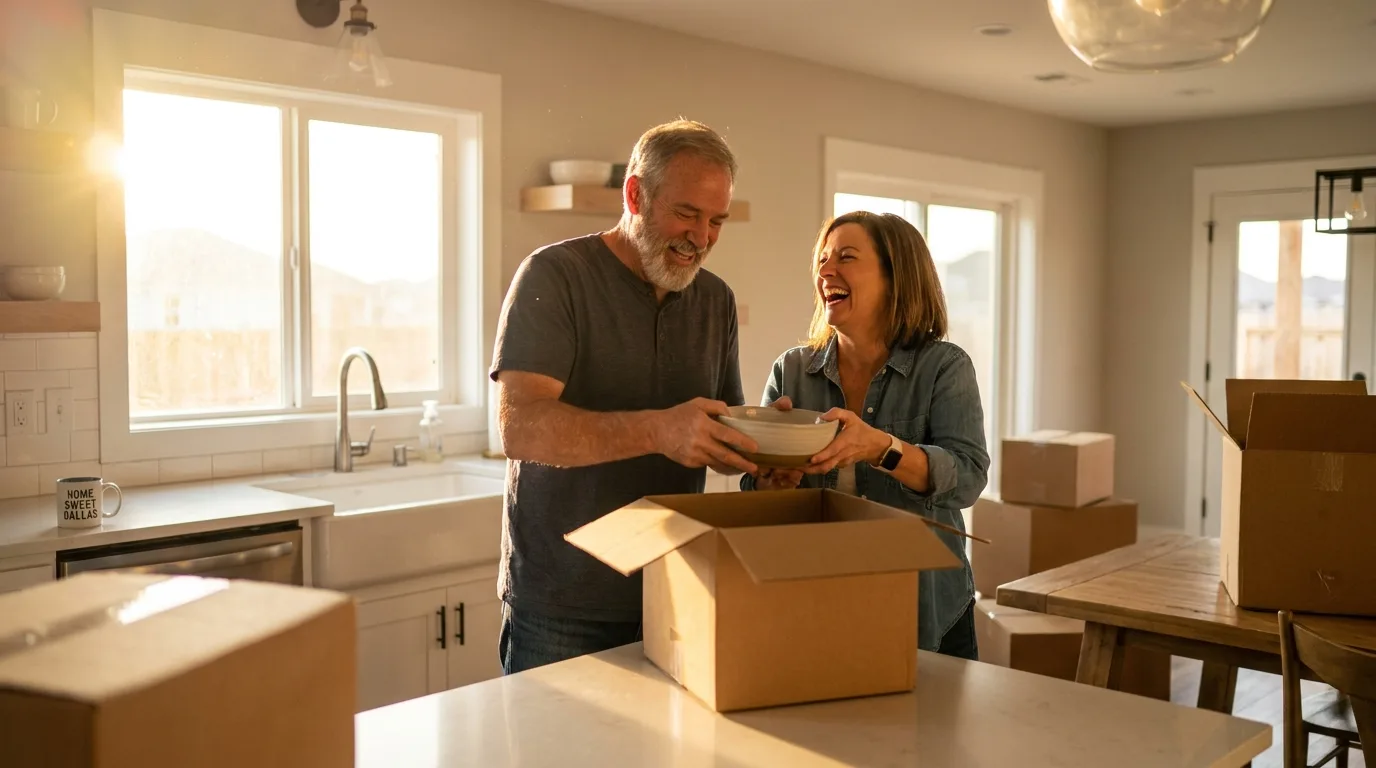 A veteran reviewing documents for a VA home loan.