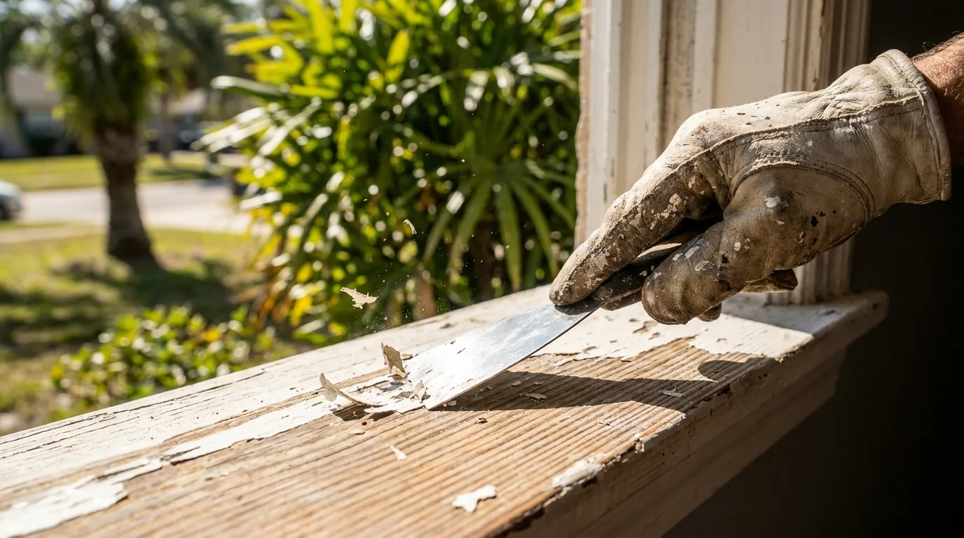 Reviewing documents for a VA renovation loan.
