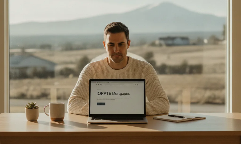 Self-employed professional planning mortgage in Reno office.