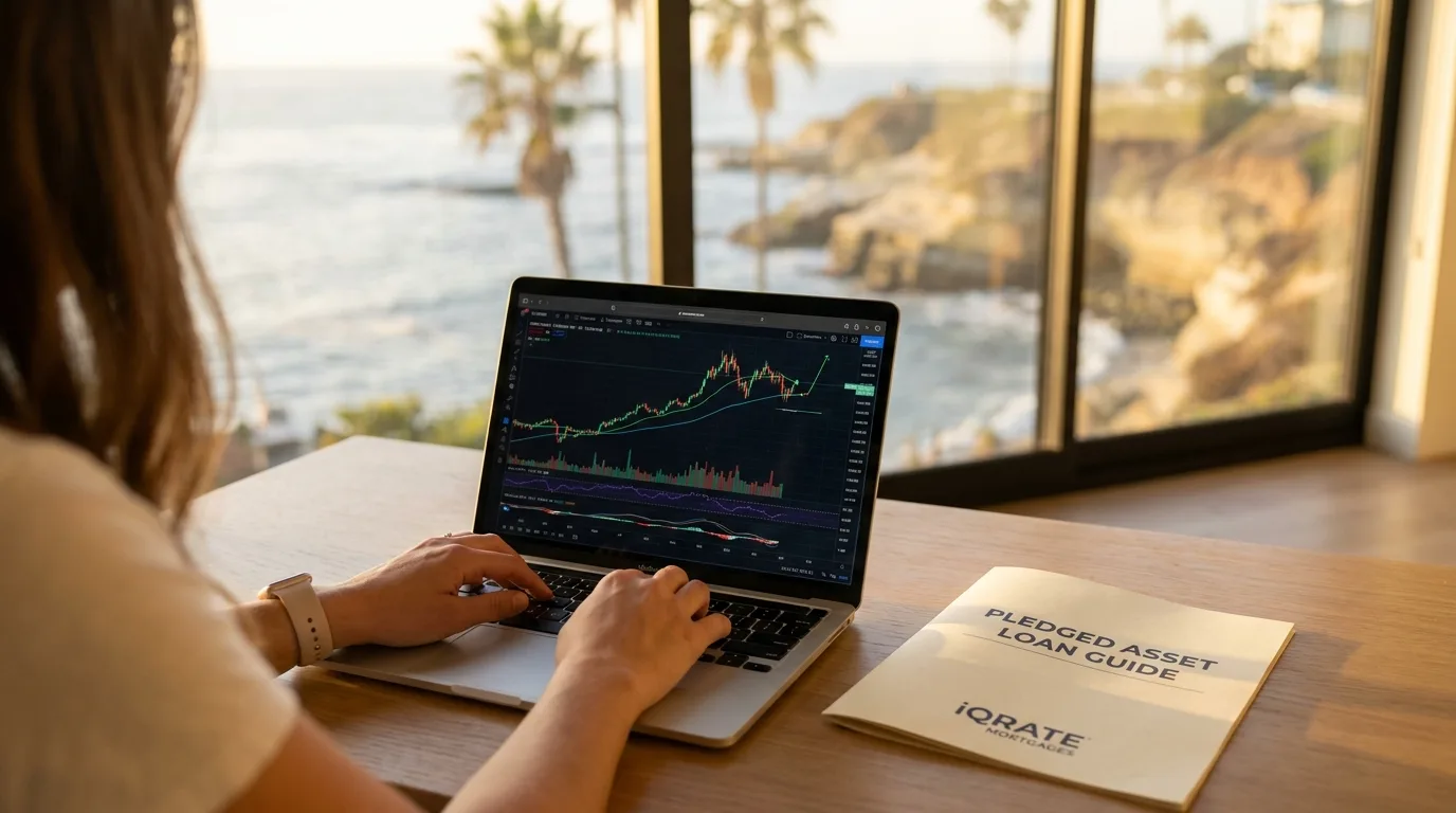 Investment portfolio of stocks and bonds used for a pledged asset loan