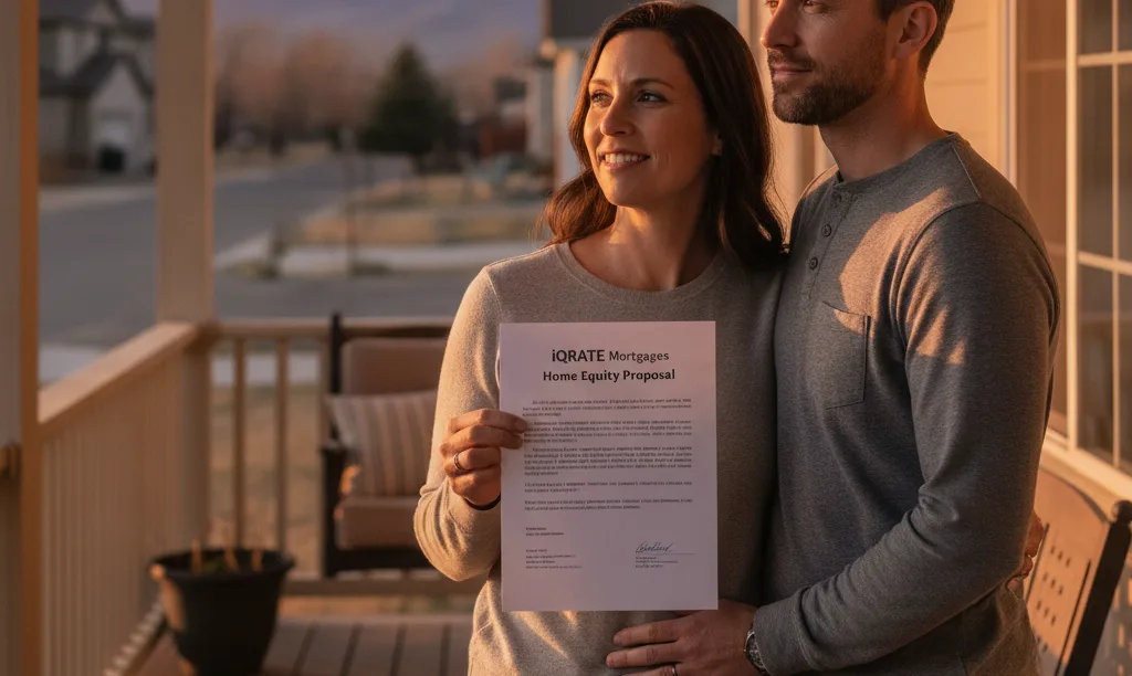 Couple planning their next home with iQRATE.