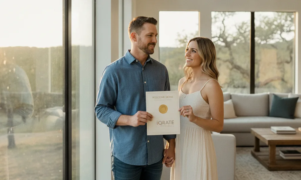 Veteran couple in their new Texas home