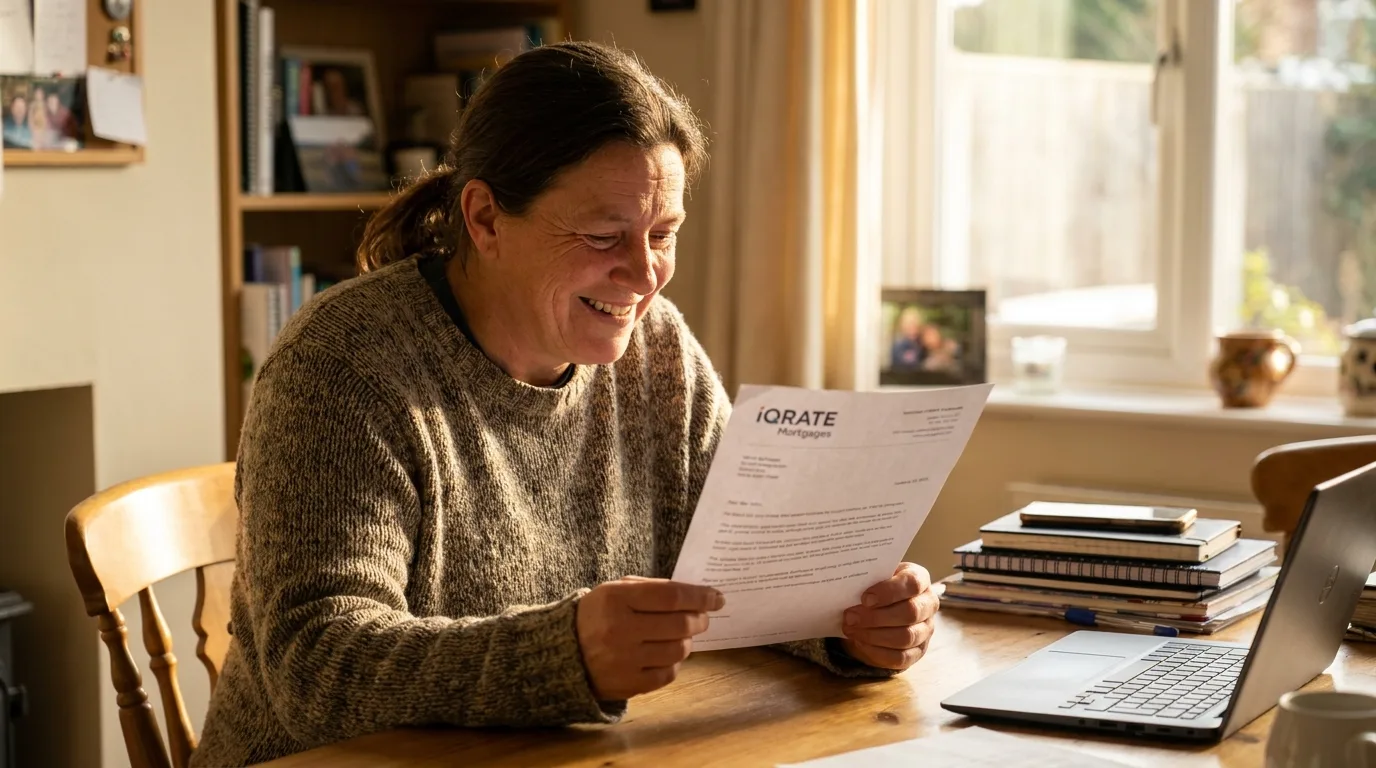 Mortgage lender reviewing income documents for a self-employed borrower.