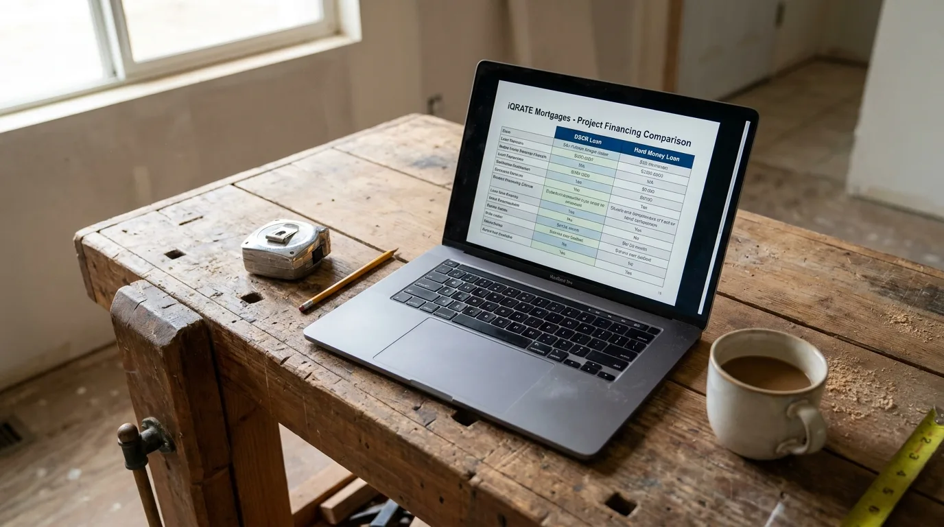 Reviewing renovation loan documents and plans