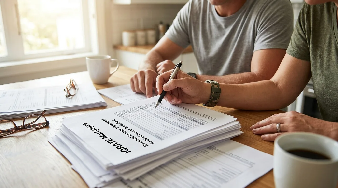 Calculating residual income for a VA loan in Austin