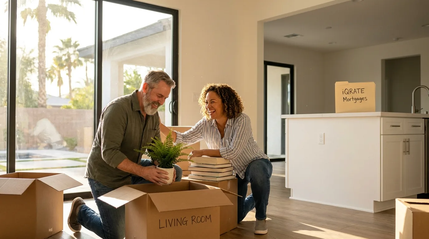 A modern suburban home representing a seller's next move.