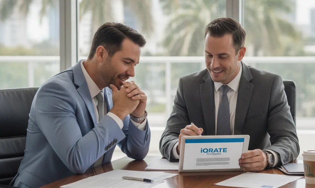Real estate agent and lender partnership meeting