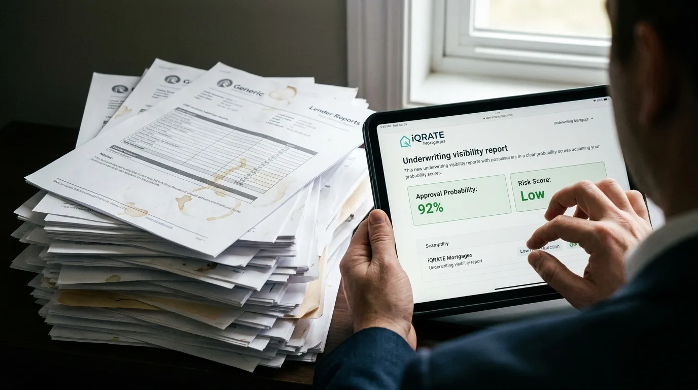 A real estate team leader analyzing a data-driven business forecast