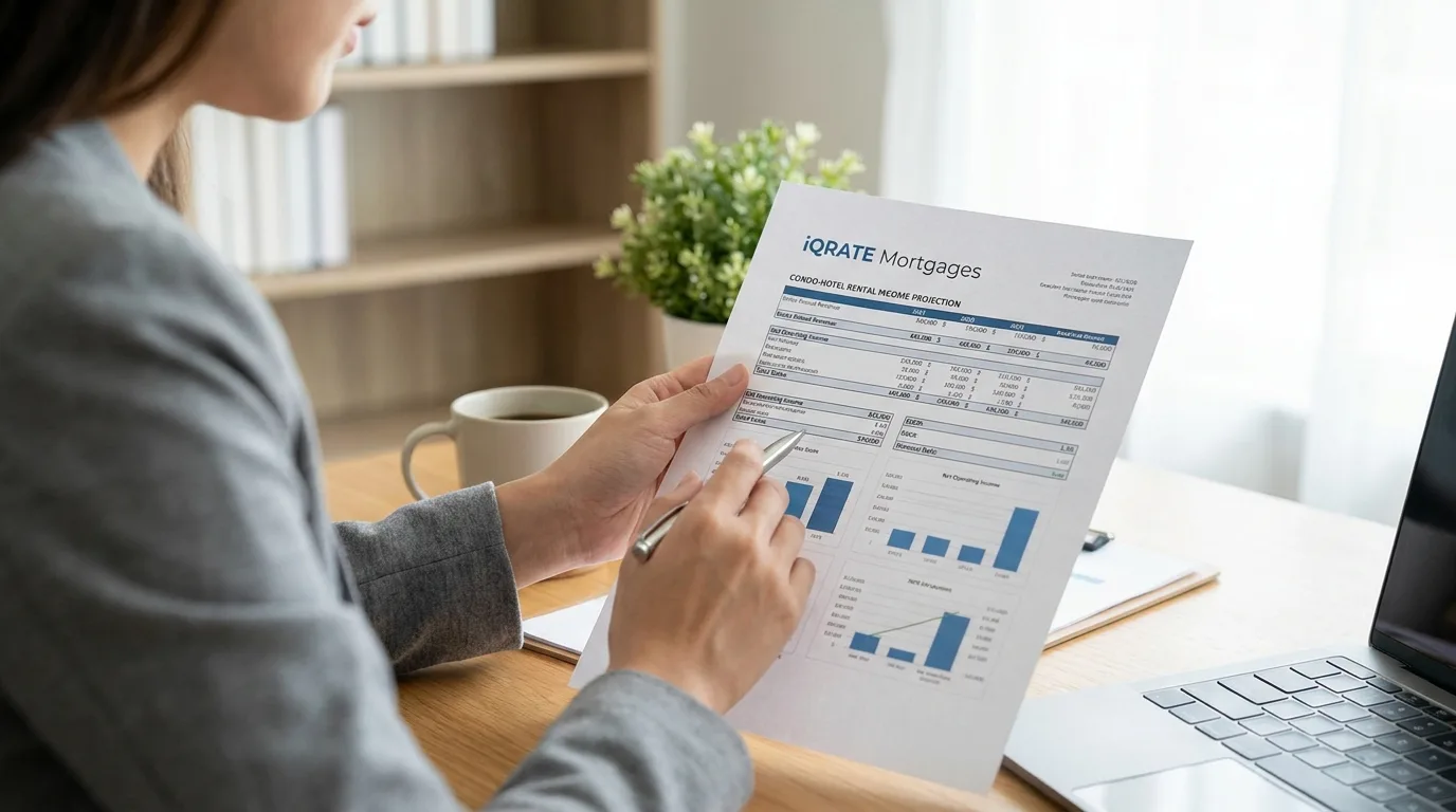 Calculating DSCR with a calculator and financial documents