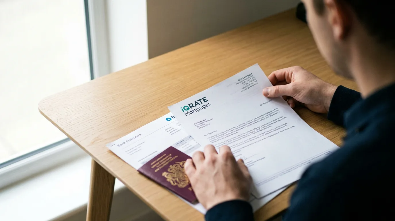 A person reviewing financial documents, illustrating the process of verifying assets for a mortgage