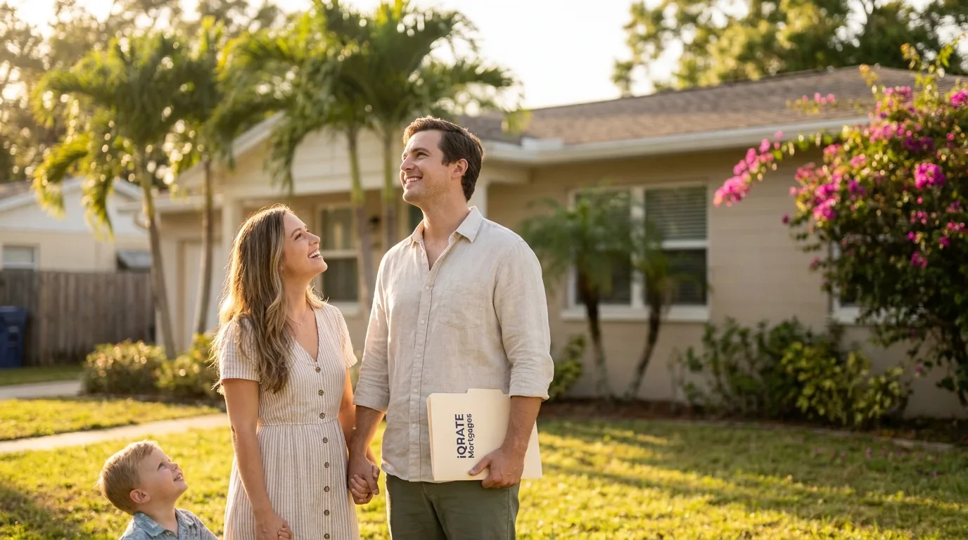 Franchise owner reviewing mortgage application documents
