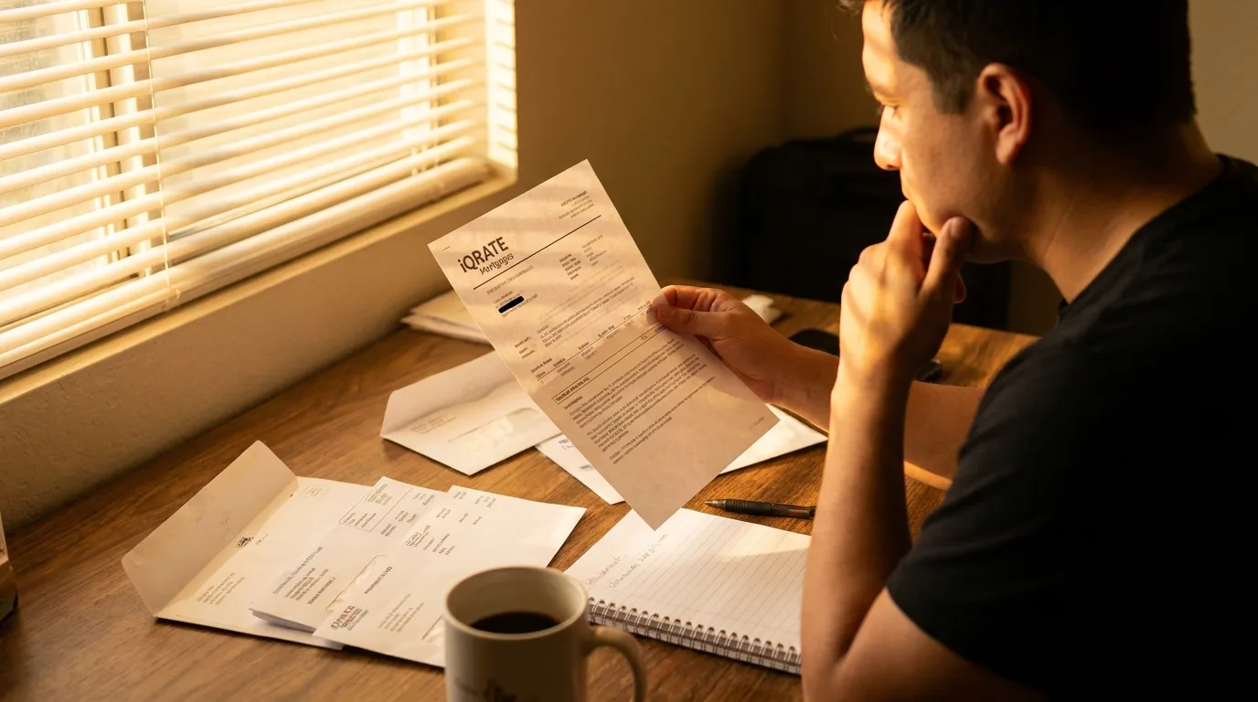 Mortgage strategist explaining home loan options to a client.