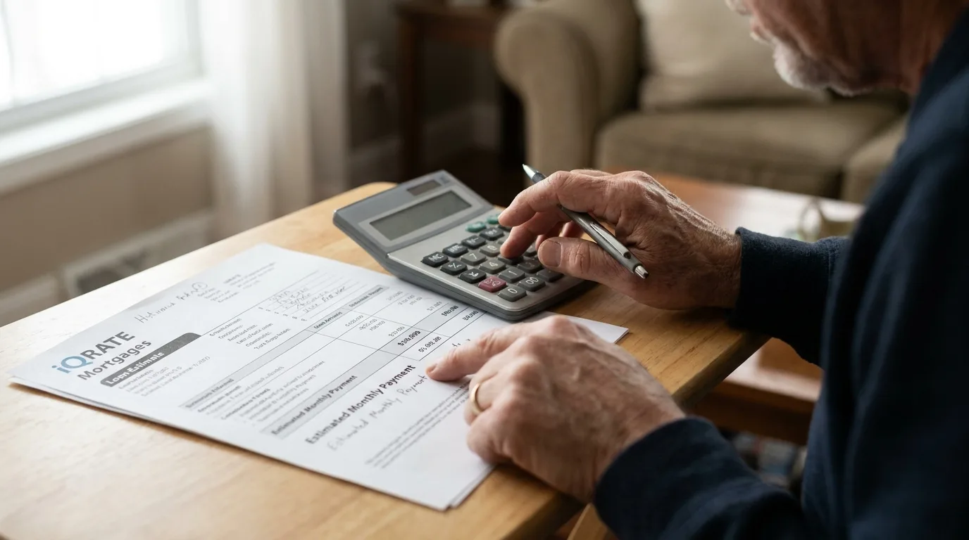 A red flag on a document indicating a warning about predatory lenders.