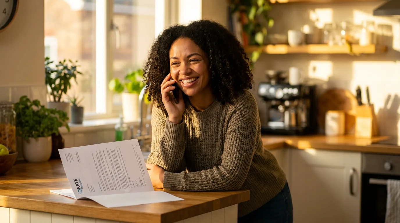 Frustrated homebuyer looking at mortgage application paperwork