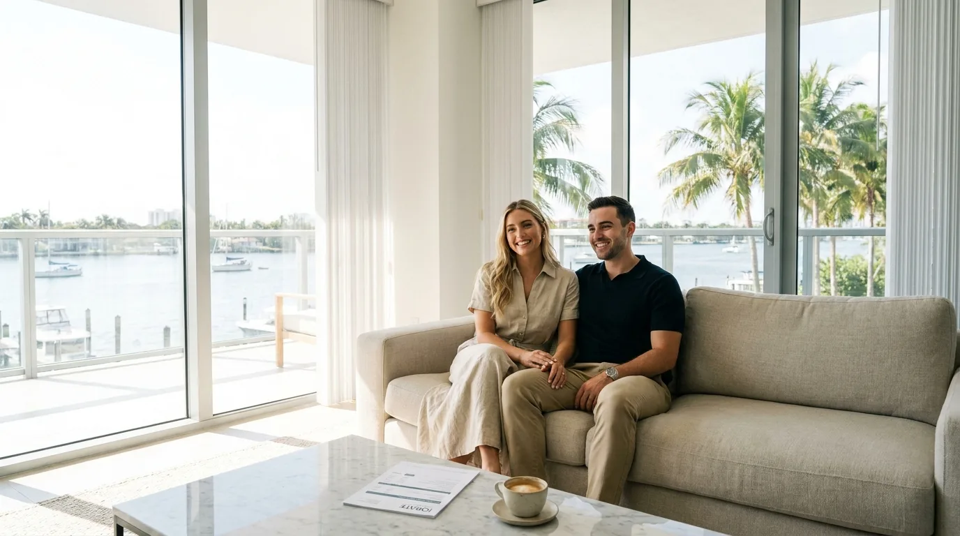 Luxury condominiums in Miami, Florida.