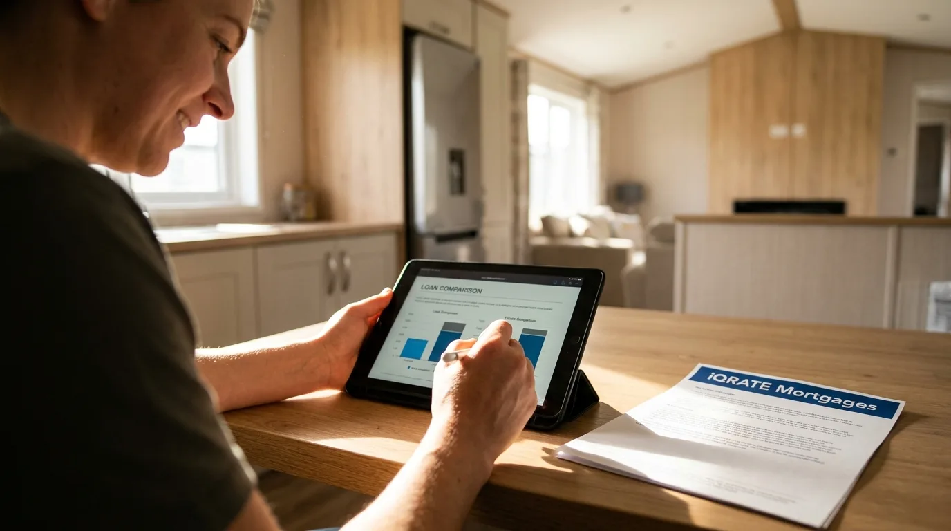 The permanent foundation system of a manufactured home, required for FHA loans.