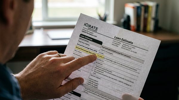 Section of a Loan Estimate form showing origination charges