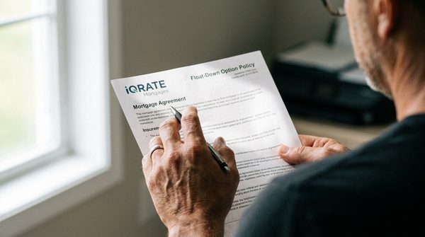 Calculating mortgage float-down option fees