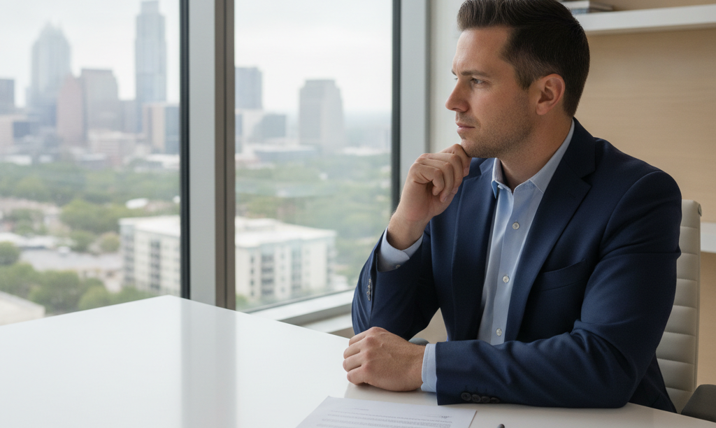 Investor reviews portfolio with iQRATE Mortgages documents.