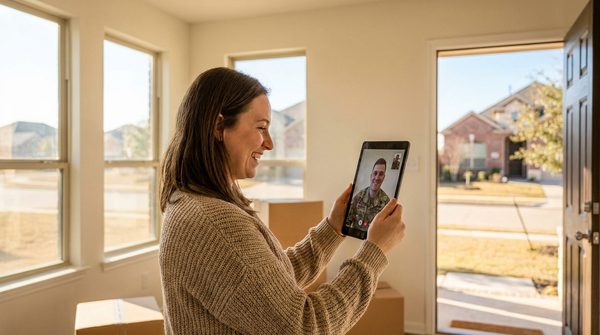 Spouse signing mortgage documents using a Special Power of Attorney.