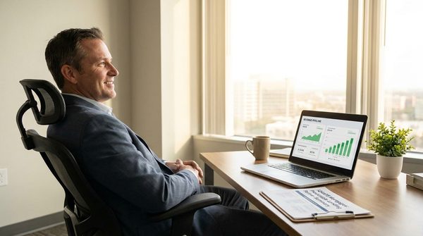 A checklist illustrating a commission certainty score for mortgage deals.