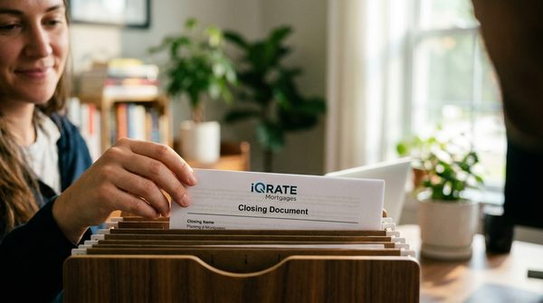 Calculator and documents illustrating the debt-to-income ratio dilemma for homebuyers.