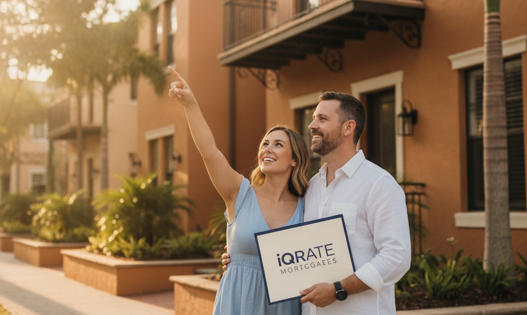 Couple celebrating their new Tampa investment property.
