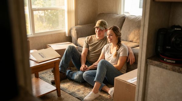 Diagram of foundation requirements for a VA manufactured home loan.
