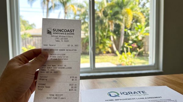 Energy efficient home improvements like solar panels.