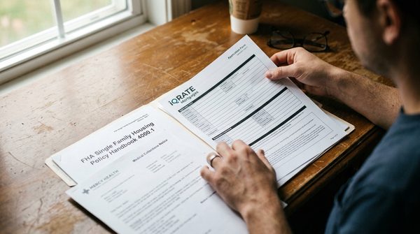 Homebuyer reviewing their debt-to-income ratio for an FHA loan