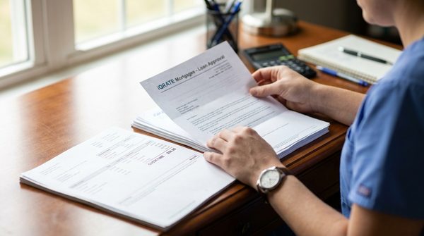 Stack of essential documents required for a mortgage application