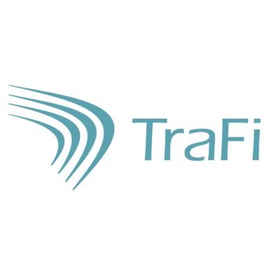 Trafi logo in teal color