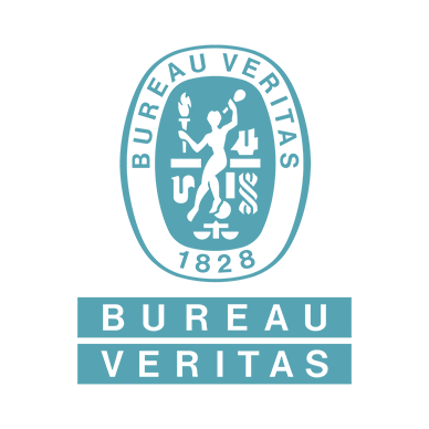 Bureau veritas logo in teal color