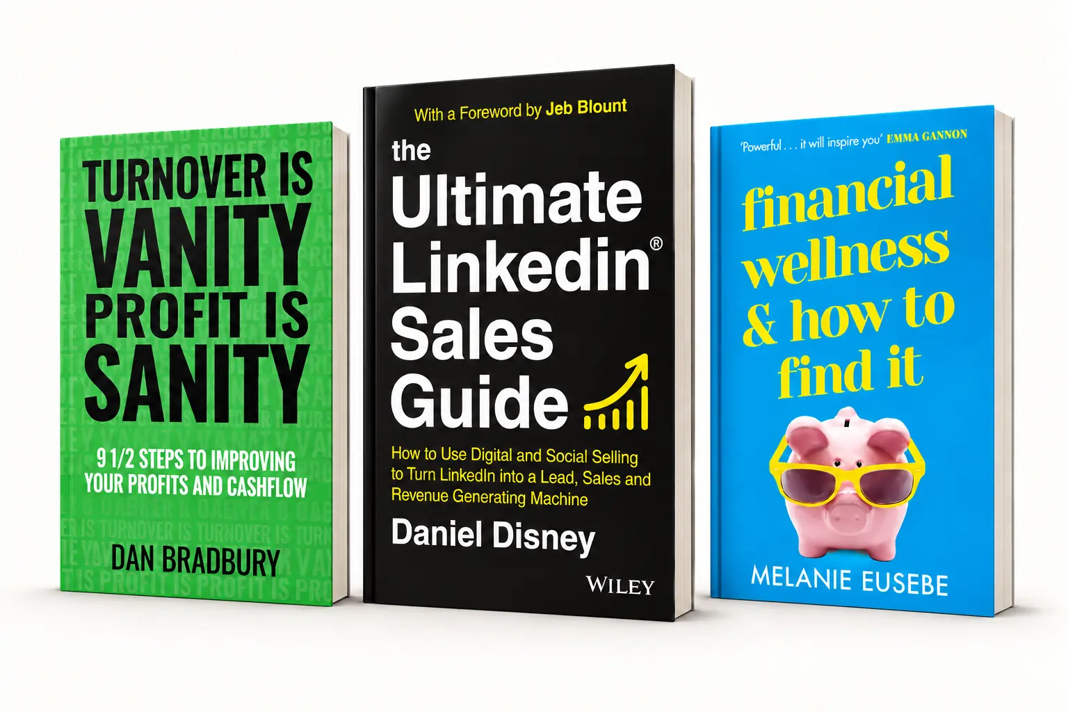 Business books by Dan Bradbury, Daniel Disney and Melanie Eusebe
