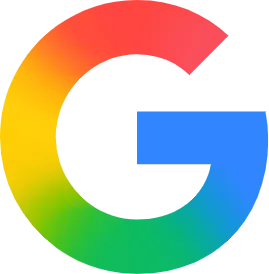 Multicolored Google logo with a stylized letter G in red, yellow, green, and blue.