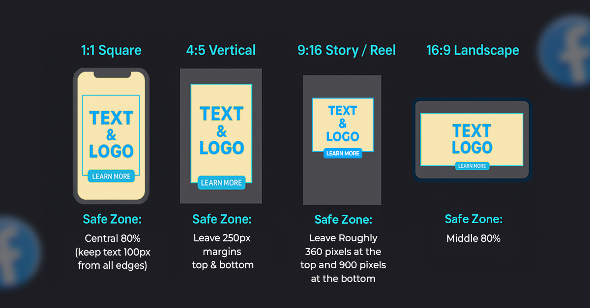 C) 1200 x 628 — Horizontal (Link Previews & Side Ads)