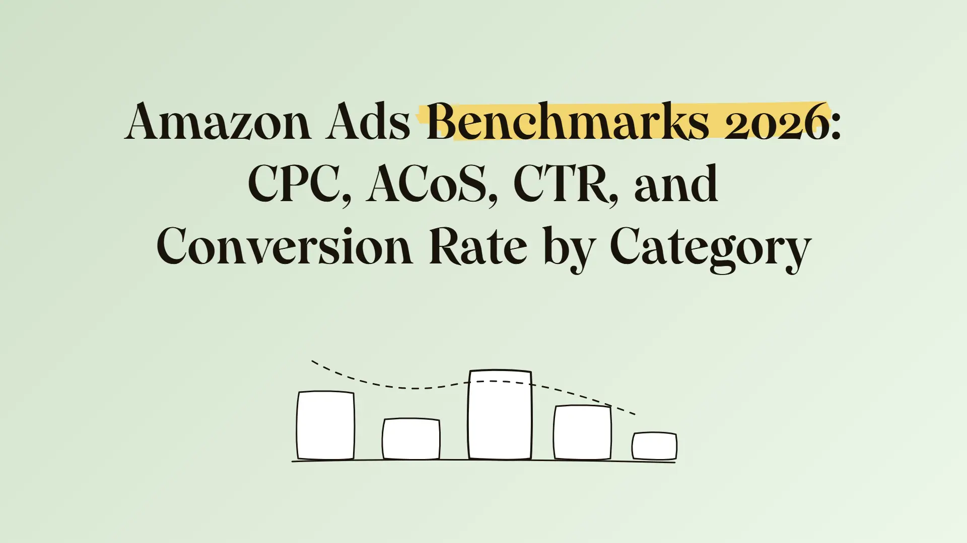Amazon Ads benchmarks 2026: CPC, ACoS, CTR, and conversion rate by category