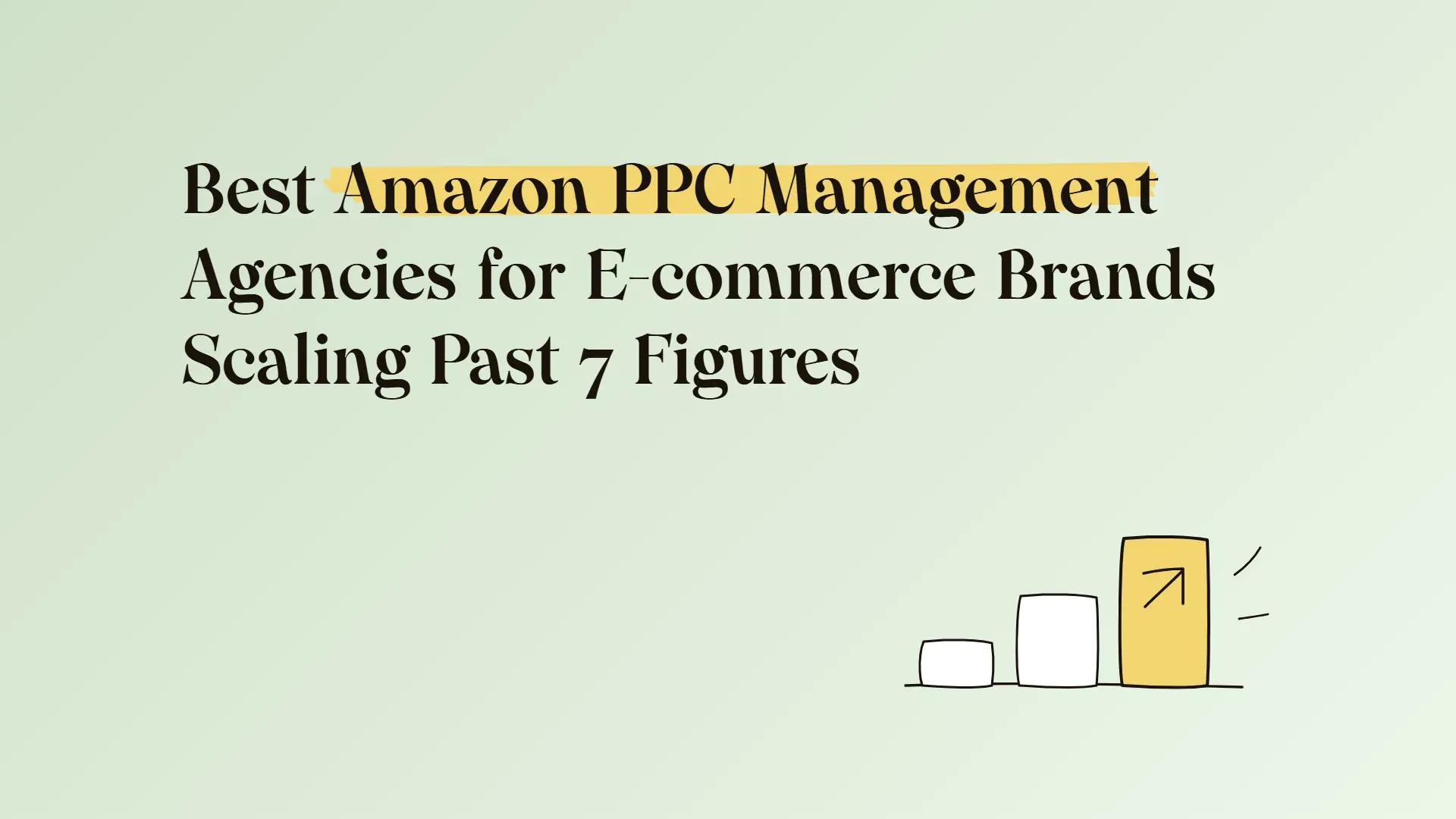 Best Amazon PPC management agencies for e-commerce brands scaling past 7 figures