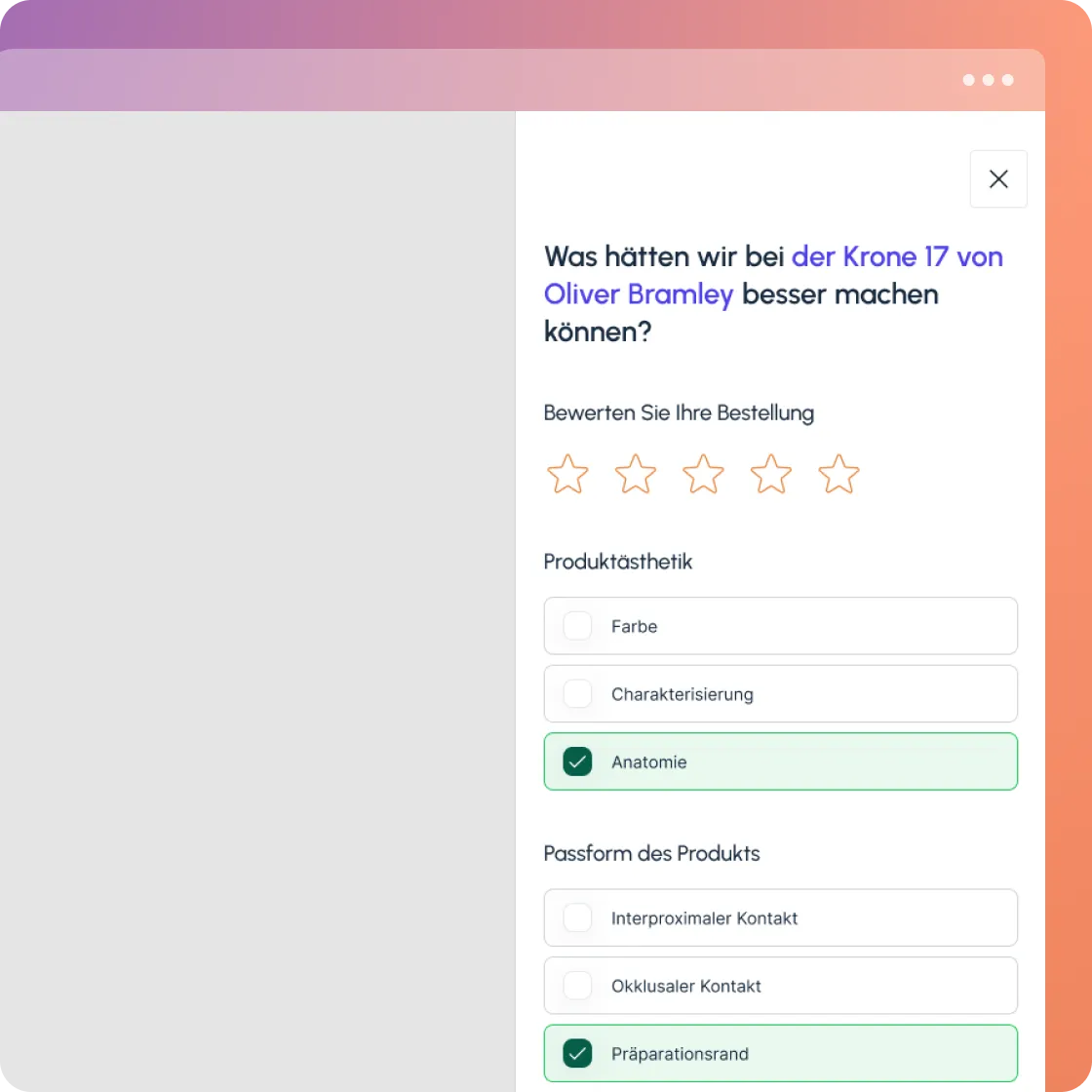 Godent portal feedback form asking for suggestions