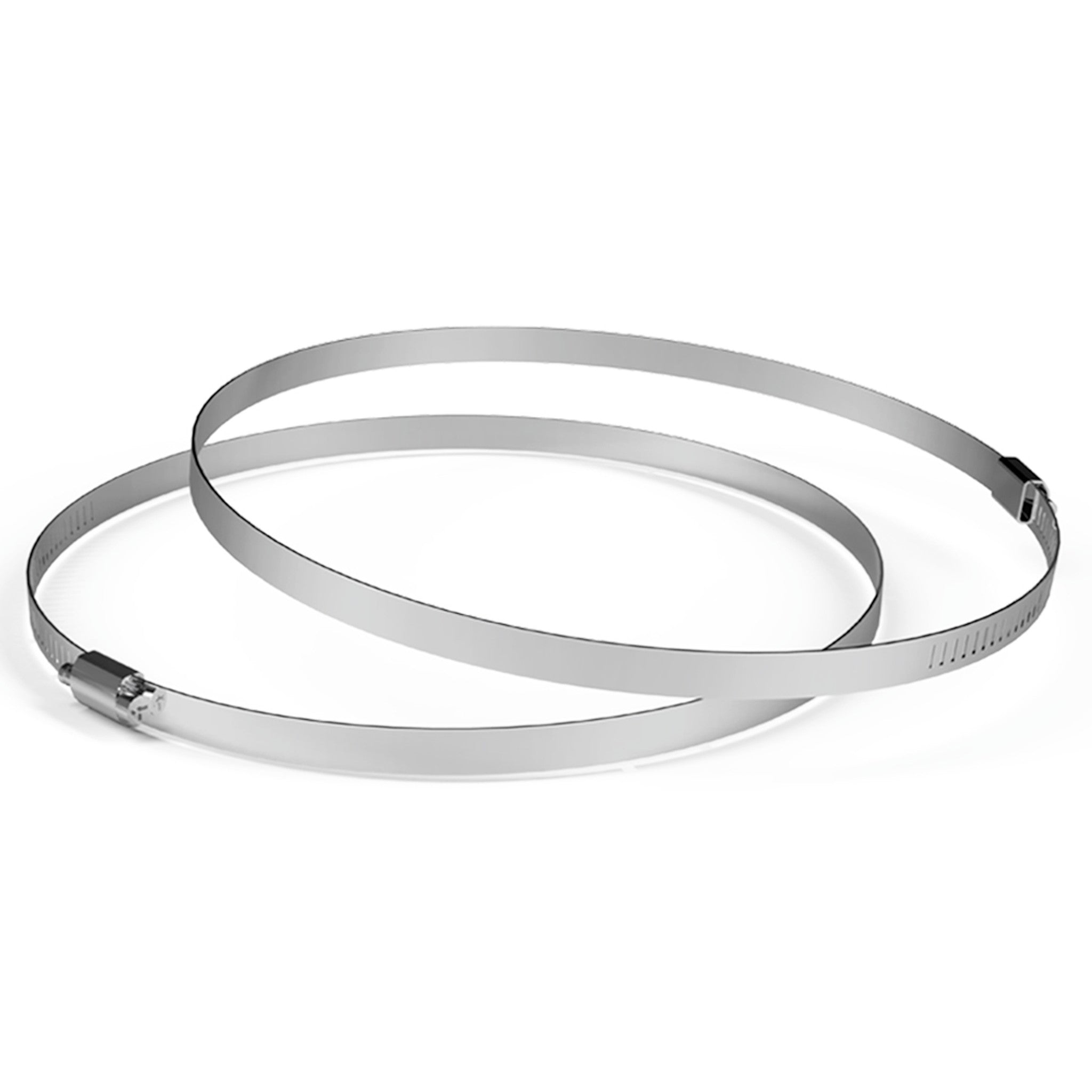 Stainless Steel Duct Clamps, 100 mm, Two Pack