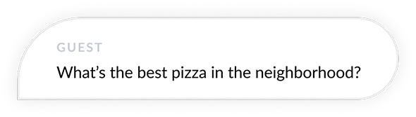 Provide timely guest info