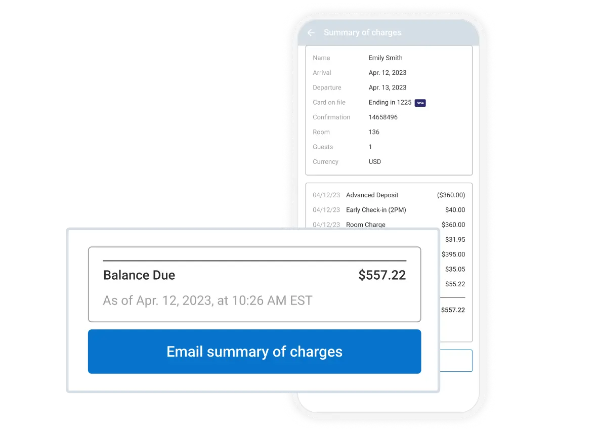 automatic efolios for hotels