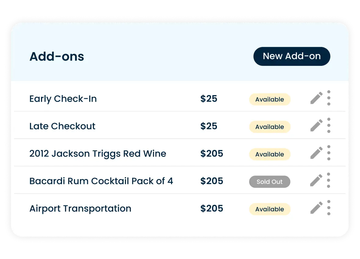 Many Upsell Opportunities