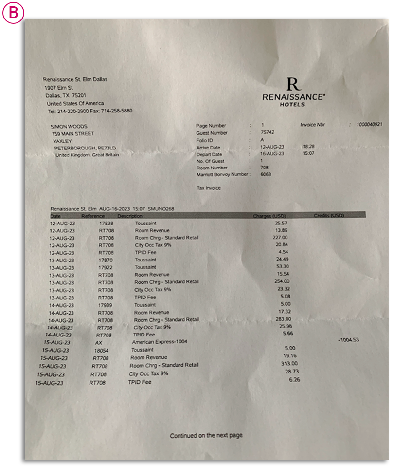 Receipt B