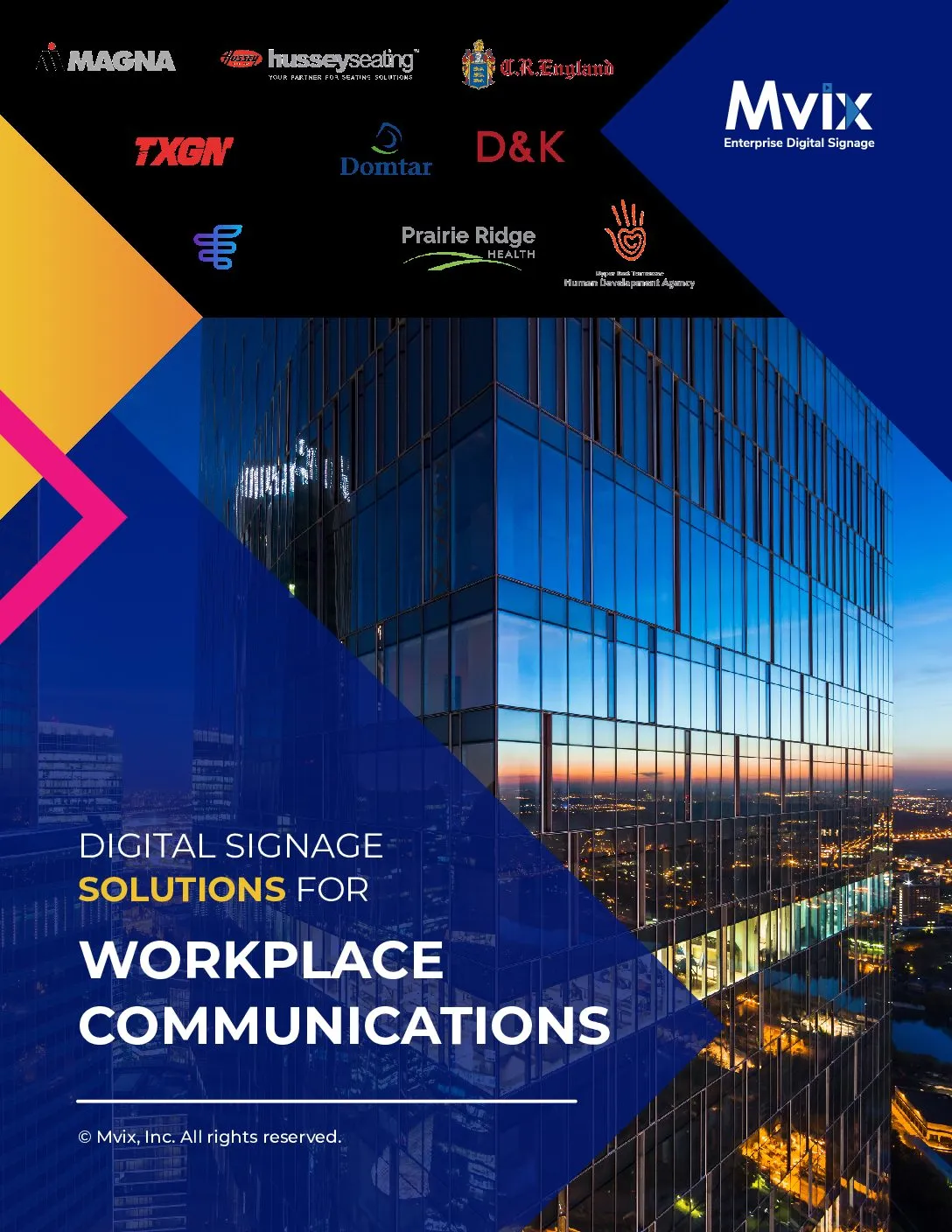Digital Signage Solutions for Workplace Communications