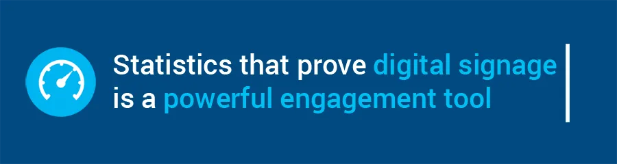 Digital Signage Statistics 2025 | Benefits & Infographic