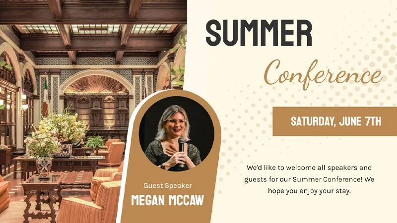 Digital Signage Conference Promo 1 Landscape Template